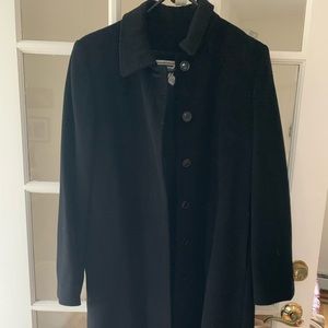 Women’s long black coat
